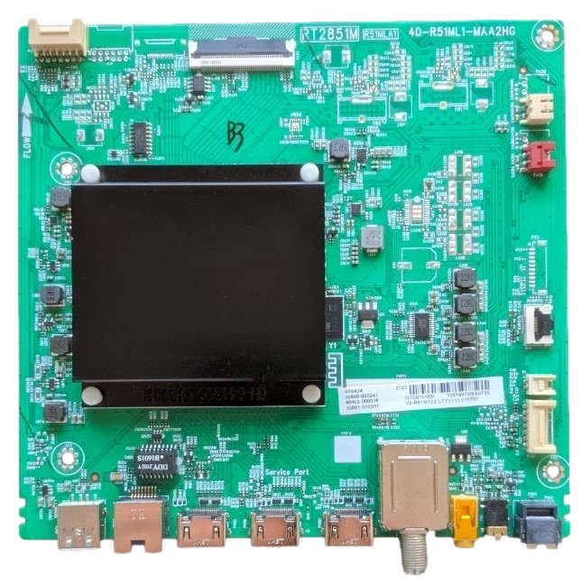 30800-000241 TCL Main Board, 40-R51ML1-MAA2HG, 3080-000207, 40902-000038, 65S434