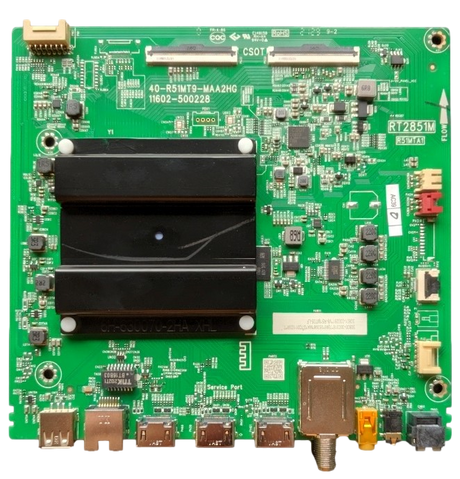 30800-000316 TCL Main Board, 40-R51MT9-MAA2HG, 30801-000281, 55S446