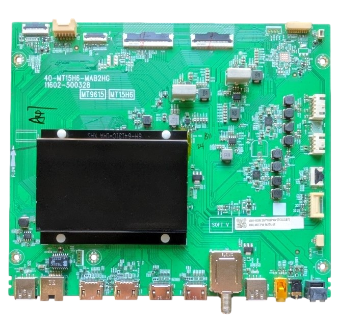 30800-000398 TCL Main Board, 40-MT15H6-MAB2HG, MT9615, MT15H6, V8-T615T02, 75R646