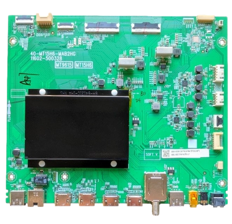 30800-000398 TCL Main Board, 40-MT15H6-MAB2HG, MT9615, MT15H6, V8-T615T02, 75R646