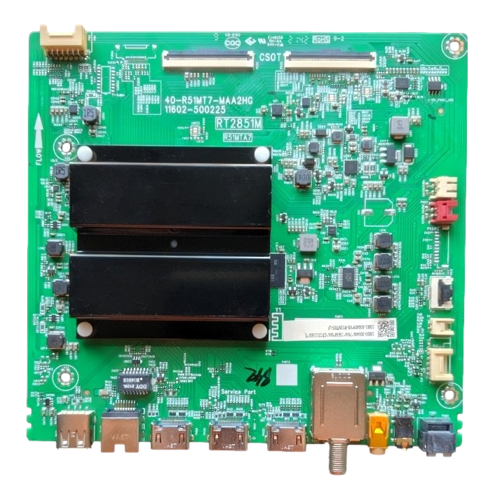 30800-000446 TCL Main Board, 40-R51MT7-MAA2HG , 11602-500225 , RT2851M , 55S446