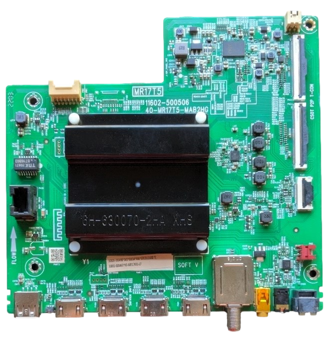 30800-000498 TCL Main Board, 30800-000498, 30801-000465, 40-MR17T5-MAB2HG, 65S455, 55S455