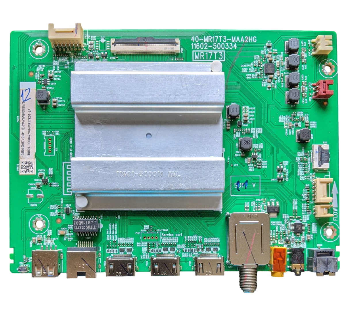 30800-000873 TCL Main Board, V8-MR17K01-LF, 43S431 – TV Parts Today