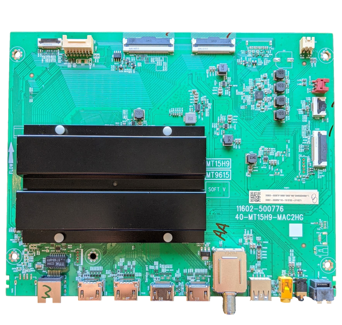 30800-000879 TCL Main Board, 40-MT15H9-MAC2HG, 11602-500776