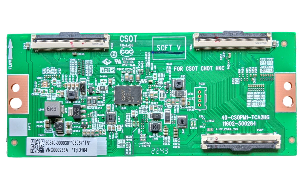 30840-000030 TCL T-Con Board, 40-CSOPM1-TCA2HG, 43S431