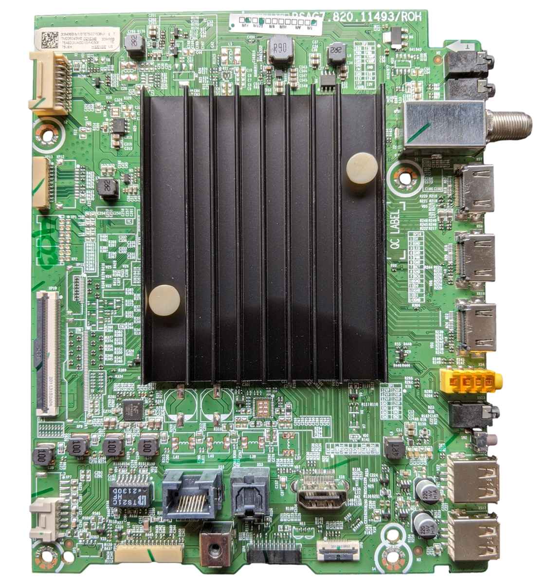 309498B Hisense Main Board, 309499B, G2154348, 75U6G