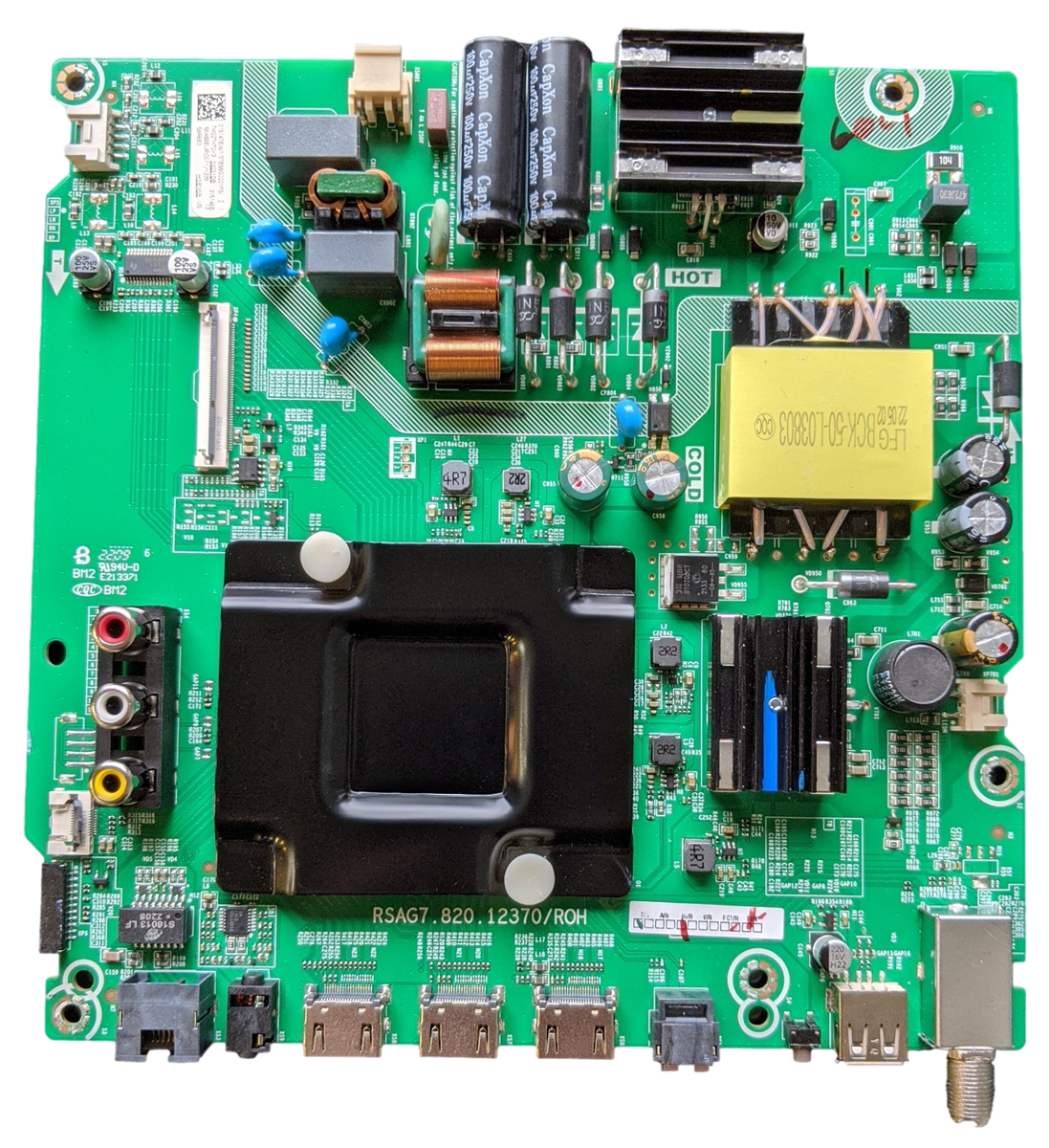 315147E Hisense Main Board, RSAG7.820.12370/R0H, 315148E, G2221DB, 58R6E3