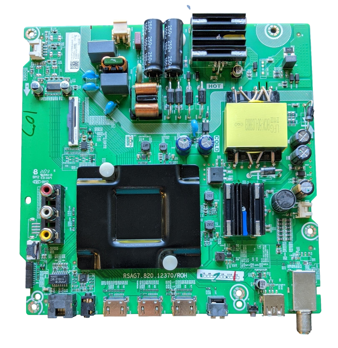 315147F Hisense Main Board, 315147, 315148F, RSAG7.820.12370/ROH, 58R6E3