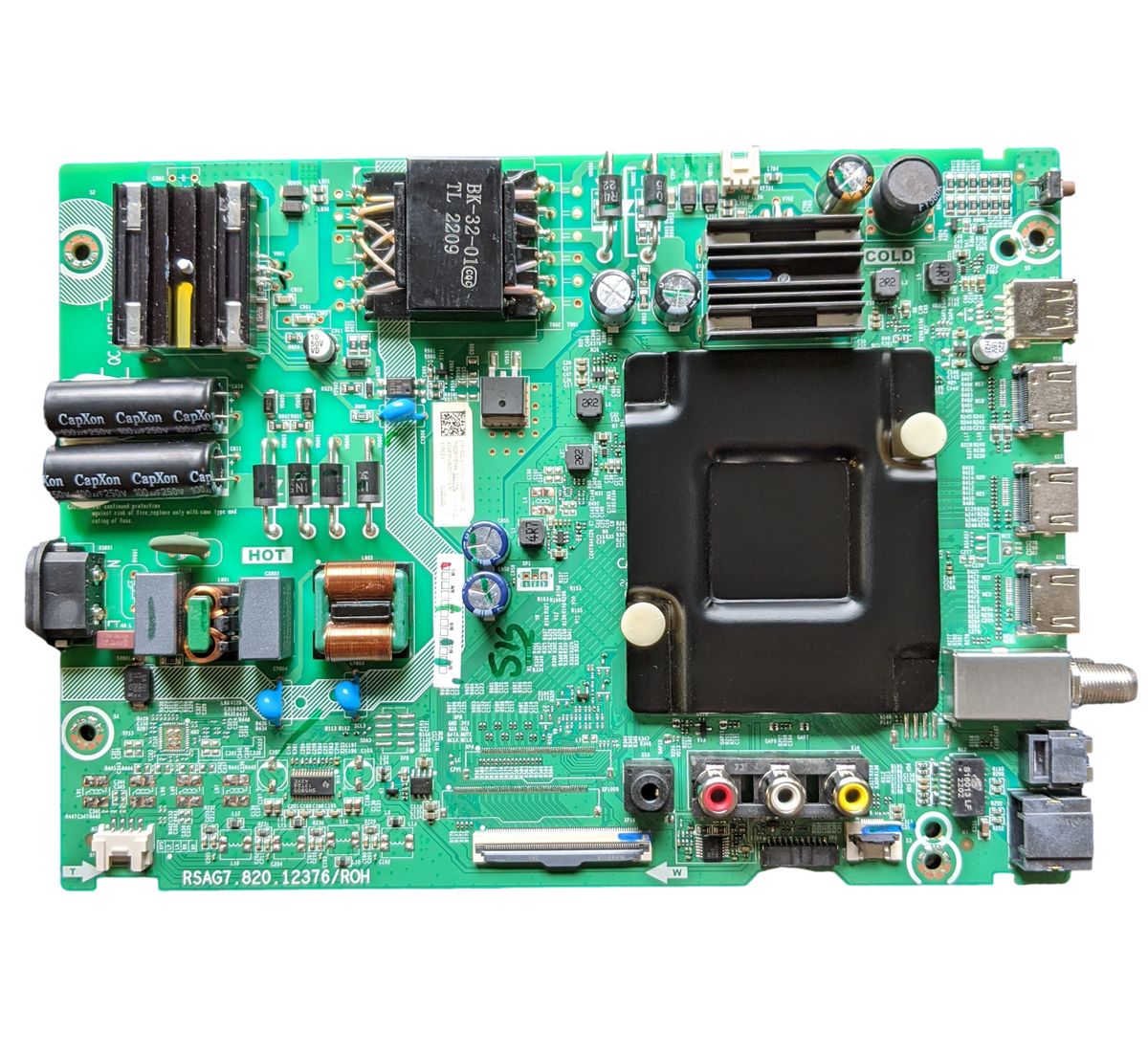 315180D Hisense Main Board, RSAG7.820.12376/R0H, 315181D, G22179L, 43R6E4