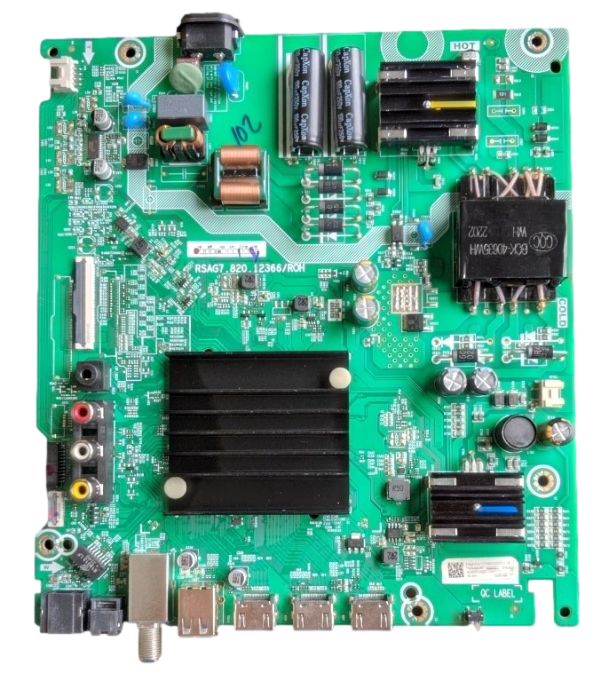 315241D HISENSE Main Board, 315240D, RSAG7.820.12366/ROH, G22030Q, 50A6H