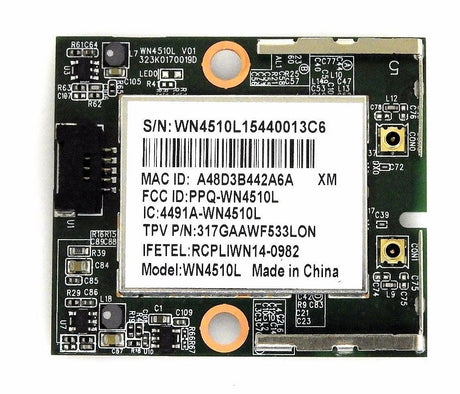 317GAAWF533LON Vizio Wi-Fi Board, WN4210L, P50UI-BL, D55u-D1, M65-C1, D50u-D1, M50-C1