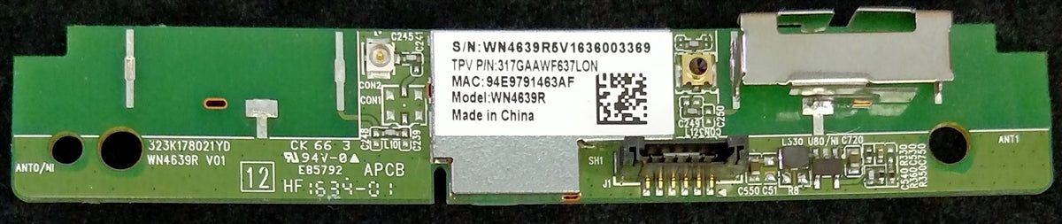 317GAAWF637LON Sony Wi-Fi Board, WN4639R, KDL-55W650D