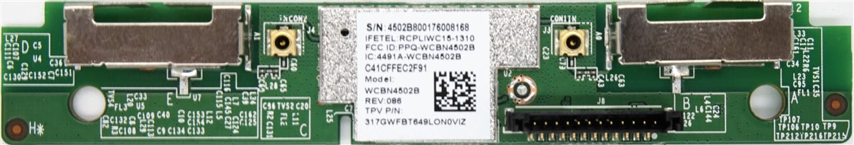 317GWFBT649LON0VIZ Vizio WiFi Board, WCBN4502B, E75-E1