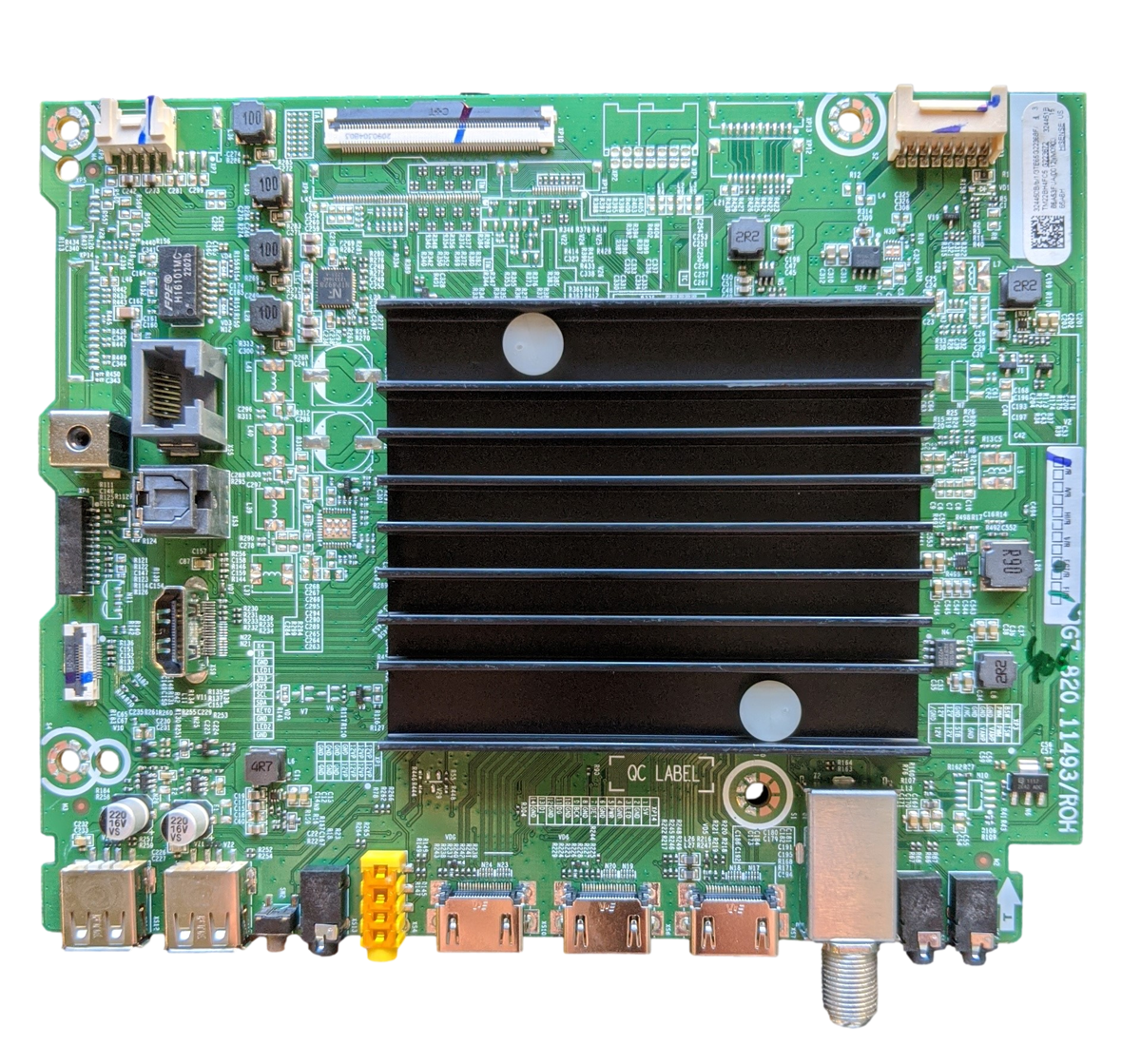 324450B Hisense Main Board, 324450B, 324451B, RSAG7.820.11493/ROH, 65A53FUA, 65A65H