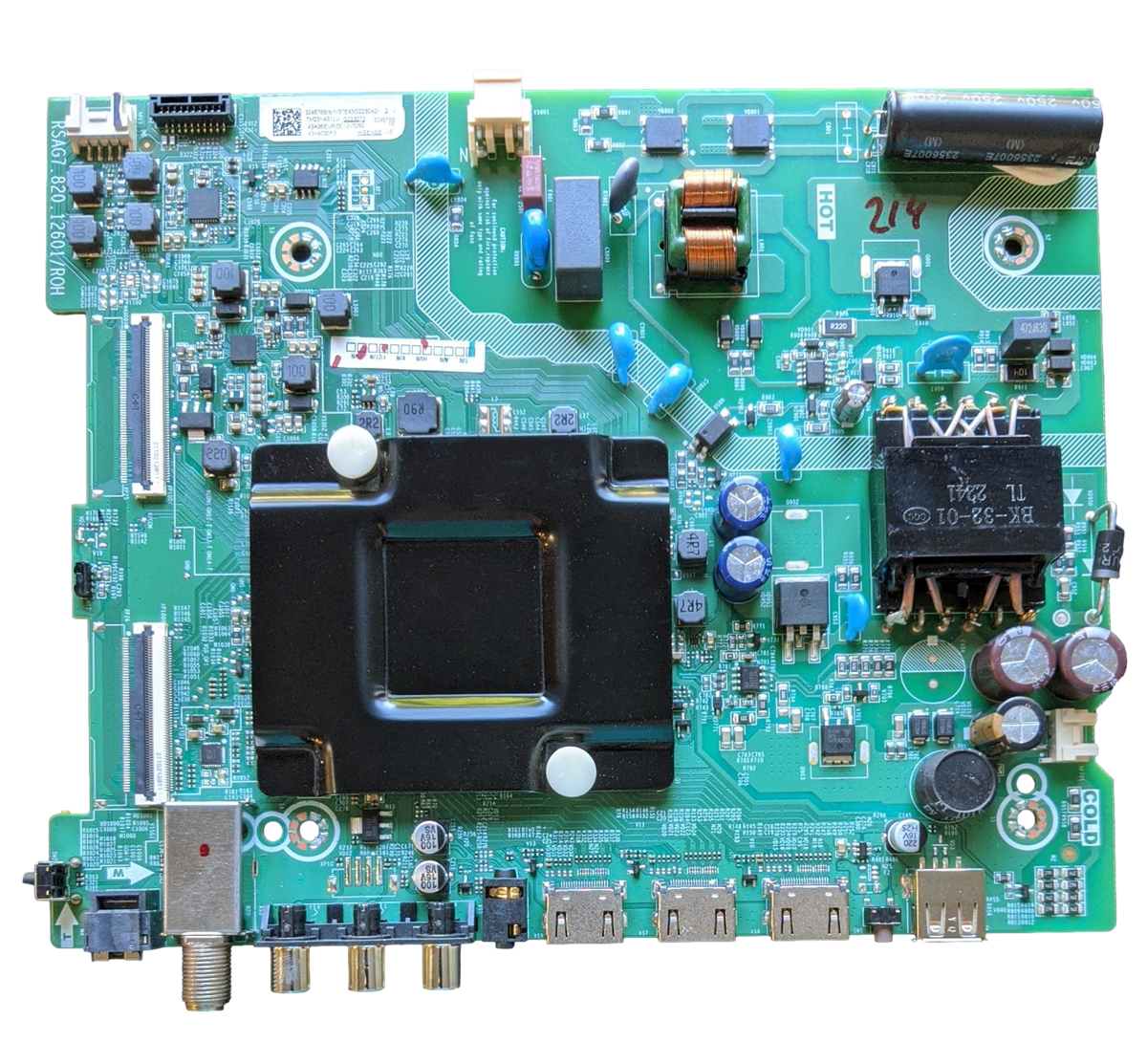 324578 Hisense Main Board, 324578, 324579, RSAG7.820.12601/ROH, 43A35EUR(0012)/3292, 43H4030F3