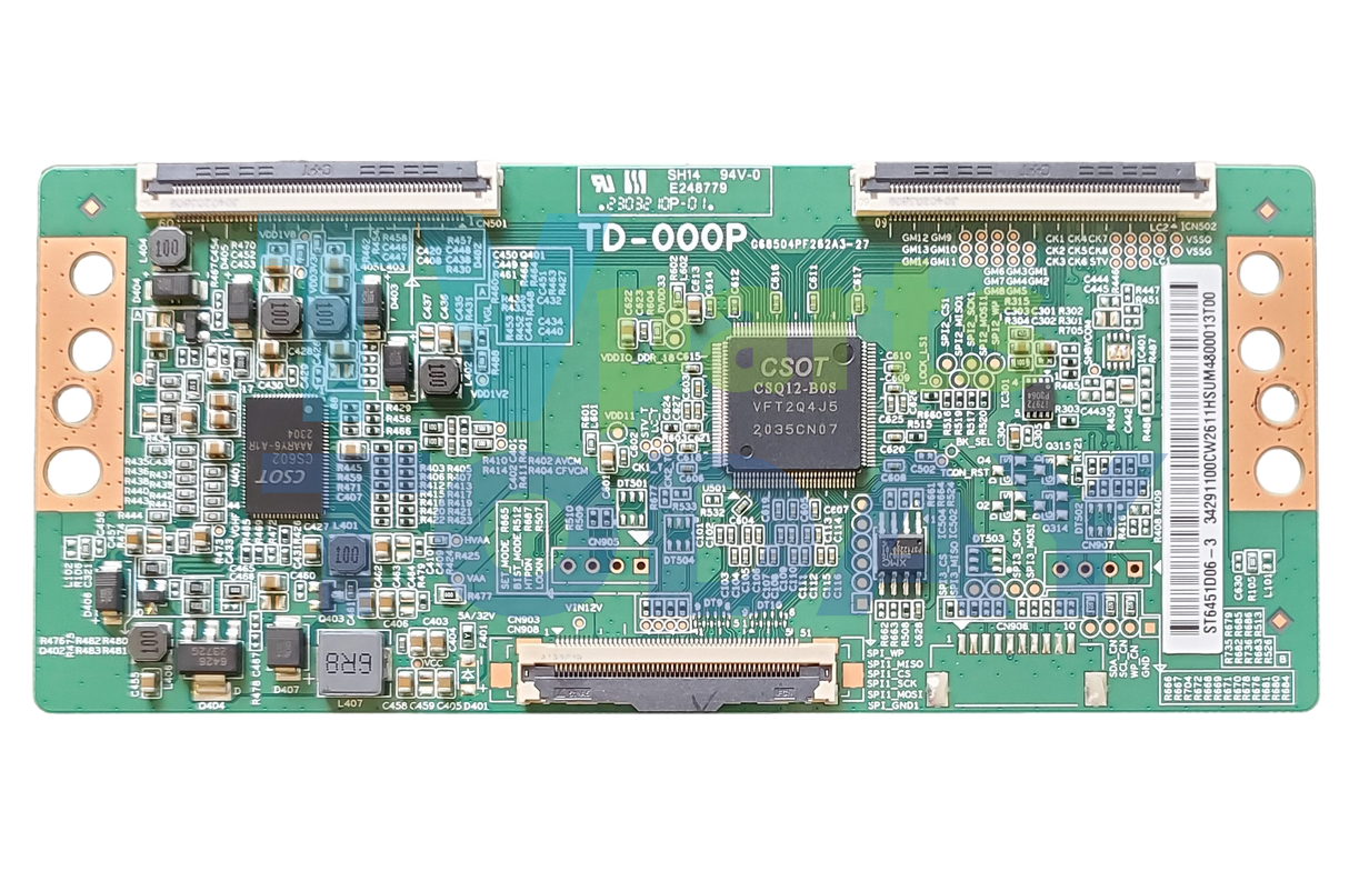 34.29110.0CW Philips T-Con Board, ST6451D06-3, TD-000P, 65PUL6673/F7, QL65F601A