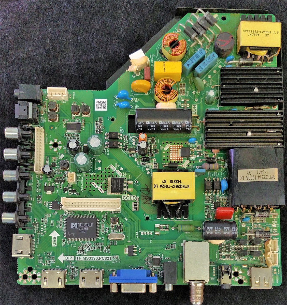 34012398 Element Main Board / Power Supply, TP.MS3393.PC821, N14090078, V500HJ1-PE8 Rev.C1 / Rev.C2, ELEFW504 M5A3M