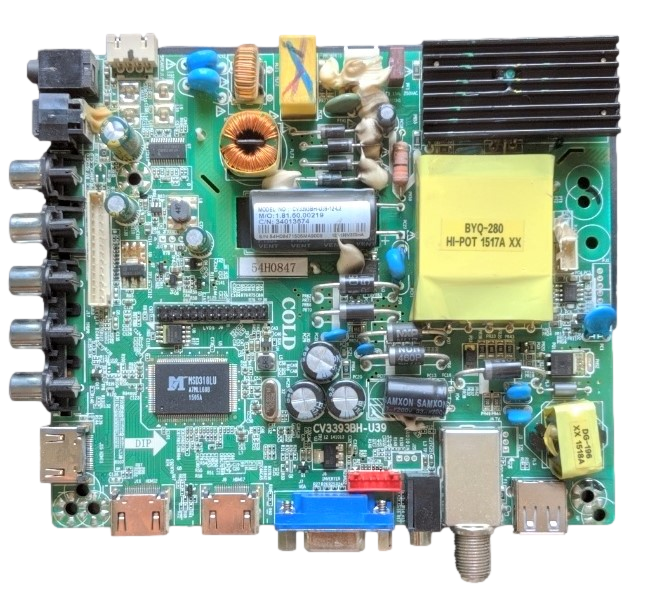 34013674 Element Main Board/Power Supply, 34013674, 34013994, 34014125, CV3393BH-U39, ELEFW408