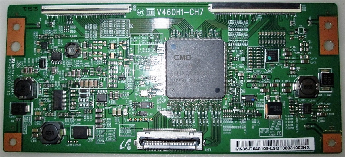 35-D052554 Samsung TV Module, T-Con Board, V460H1-CH7, UN55C6300SFXZA, UN55C6500VFXZA