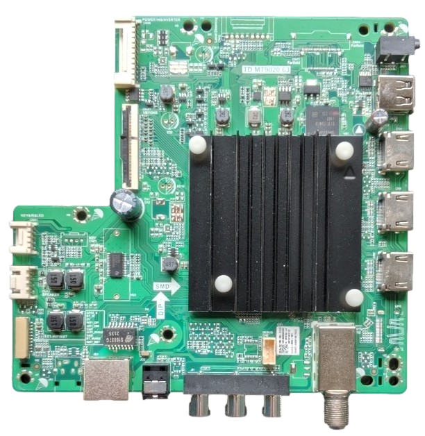 3643-5582-0395 Insignia Main Board, TD.MT9020.63, 0980-0900-1610 , NS-43F301NA22