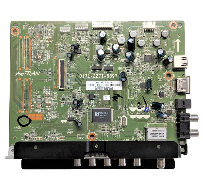 3655-0952-0395 JVC Main Board, 3655-0952-0150, 0171-2271-5397, 3655-0952-0150, EM55FTR