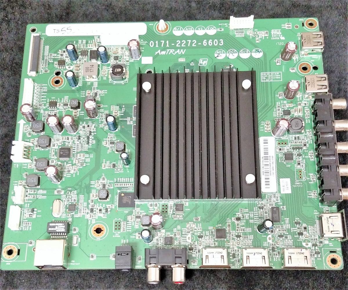 3655-1382-0150 Vizio Main Board, 0171-2272-6603, 3655-1382-0395, M55-E0