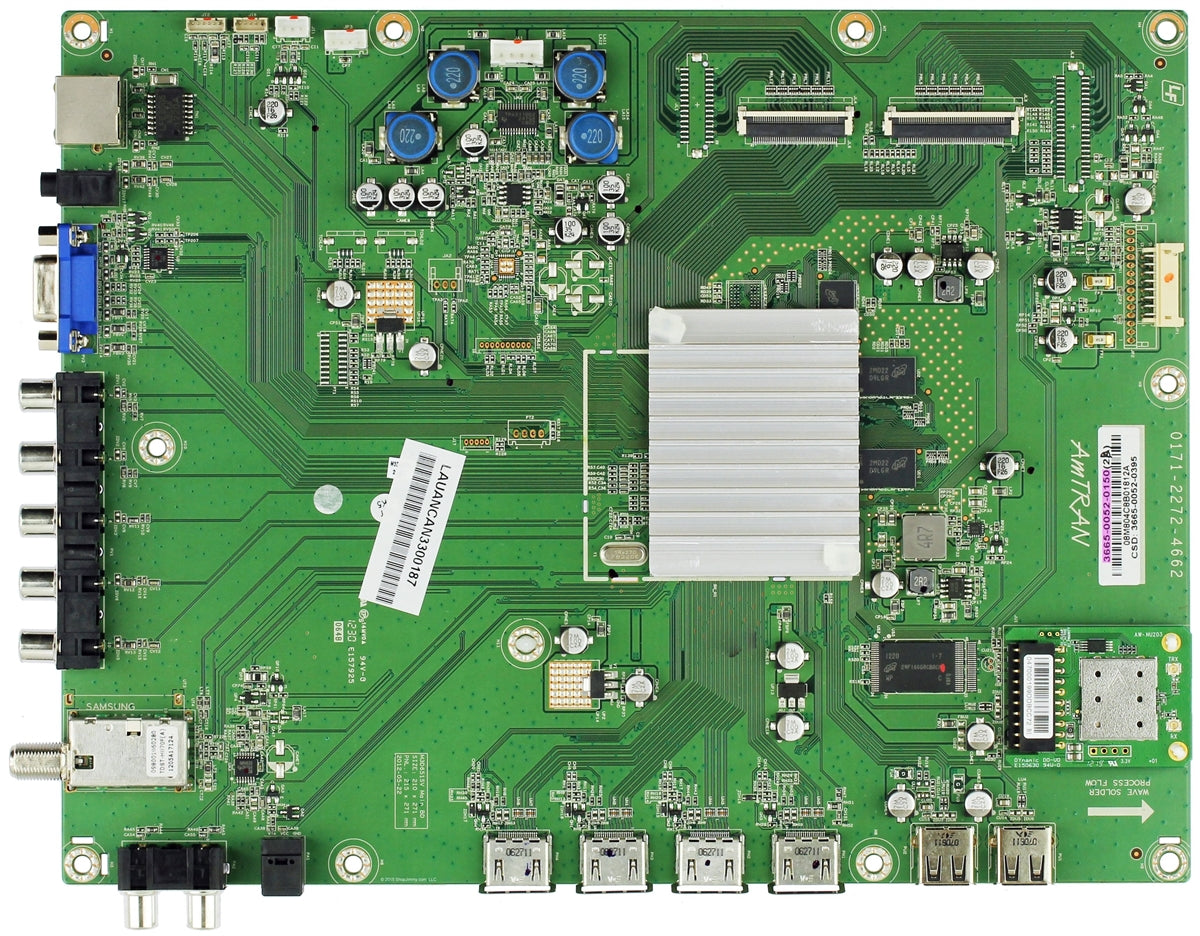 3665-0052-0150 Vizio Main Board, 0171-2272-4662, M3D651SV