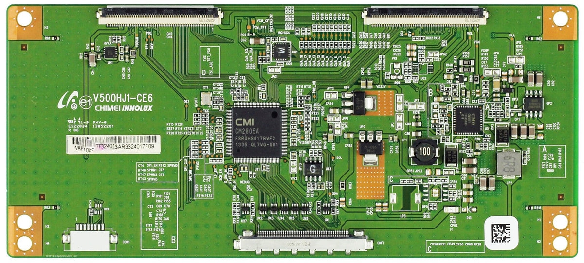 3E-D085738 Sharp TV Module, T-Con board, V500HJ1-CE6, LC50LE442U