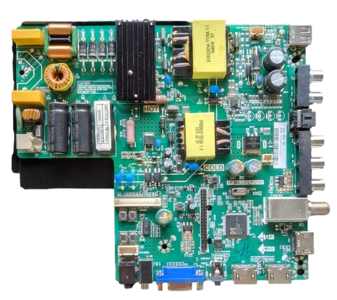 50H2500-MAIN Haier Main Board/ Power Supply, 8142127352120, T201805060A, V500DJ6-QE1, 50H2500