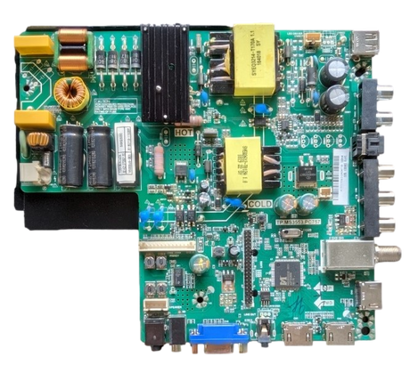 50H2500-MAIN Haier Main Board/ Power Supply, 8142127352120, T201805060A, V500DJ6-QE1, 50H2500