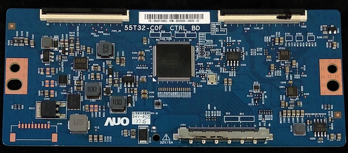 55.43T10.C03 Insignia T-Con, 55T32-C0F CTRL BD, NS-43DR620NA18, NS