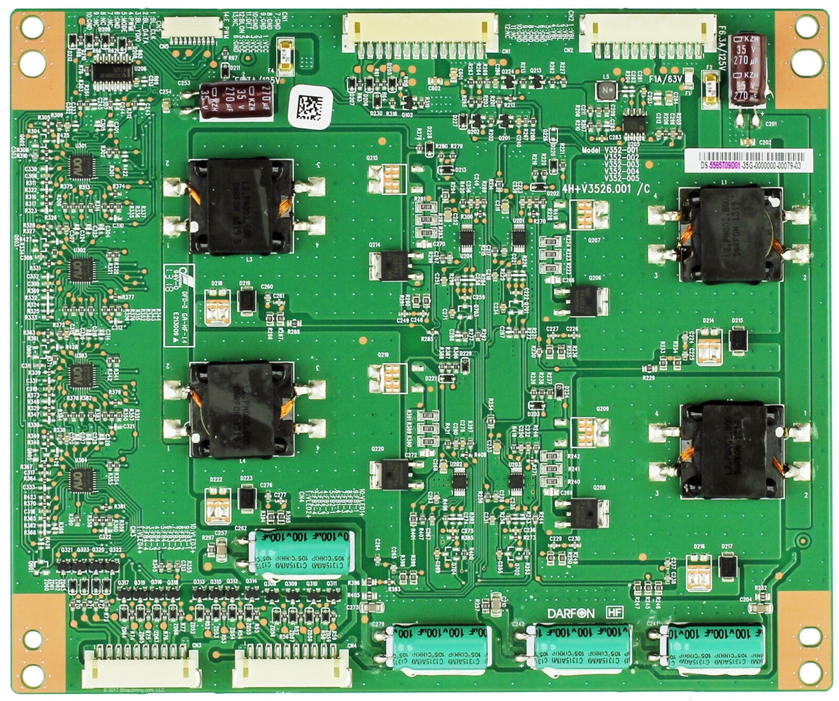 55.65T09.D01 Vizio TV Module, LED driver board, 4H+V3526.001/C, 5565T09D01 on sticker, M651D-A2R