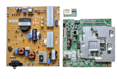 55UJ6300-UA.BUSYLOR LG TV Repair Parts Kit, EBT64426304 Main Board, EAY64529401 Power Supply, EAT63435701 Wifi, 55UJ6300-UA BUSYLOR