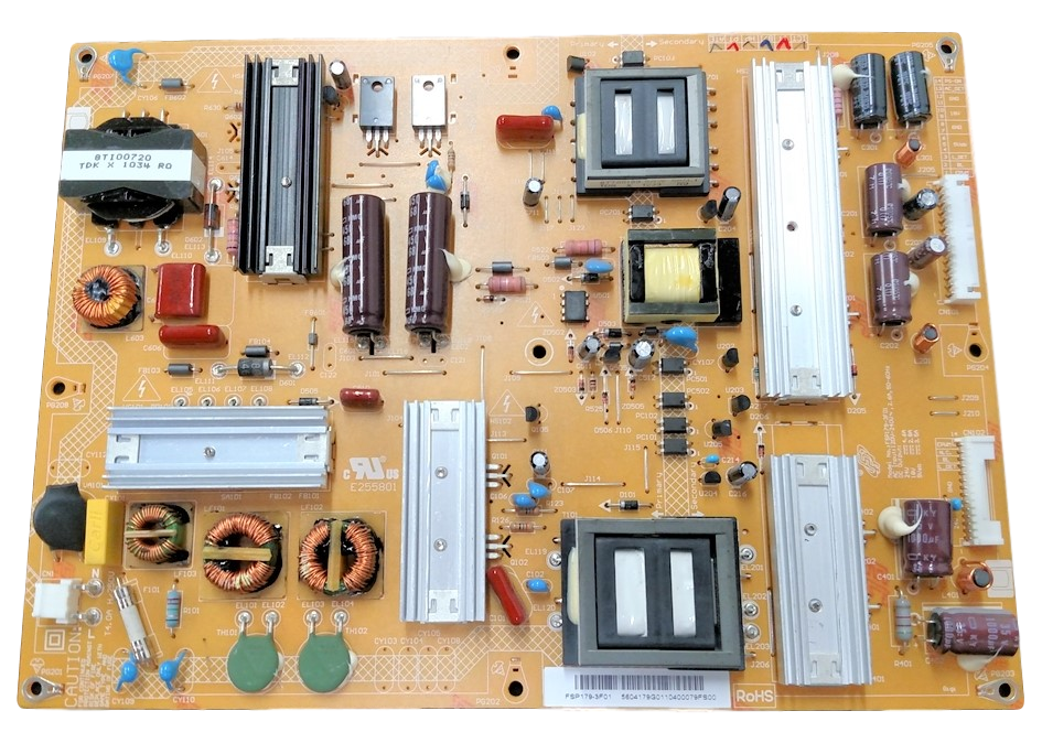 56.04179.G01 Insignia TV Module, power supply board, FSP179-3F01, NS-42E859A11