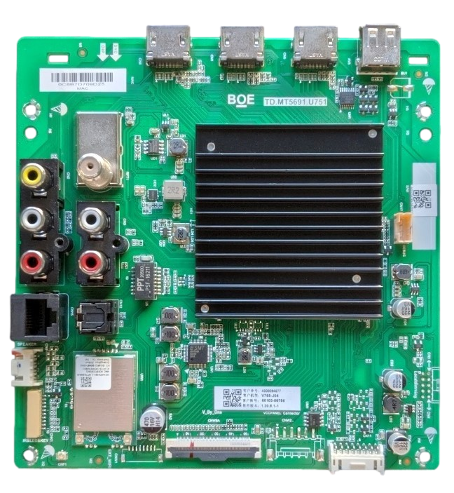 60103-00756 Vizio Main Board, TD.MT5691.U751, V755-J04