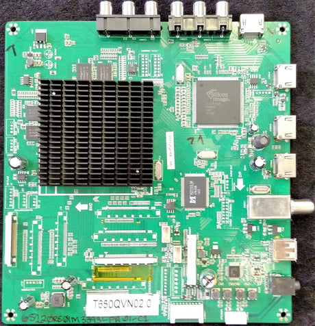 65120RE01M3393LPA01-C1 RCA Main Board, T650QVN02.0, LG-RE01-141113-ZQ716A, PRK65A65RQ