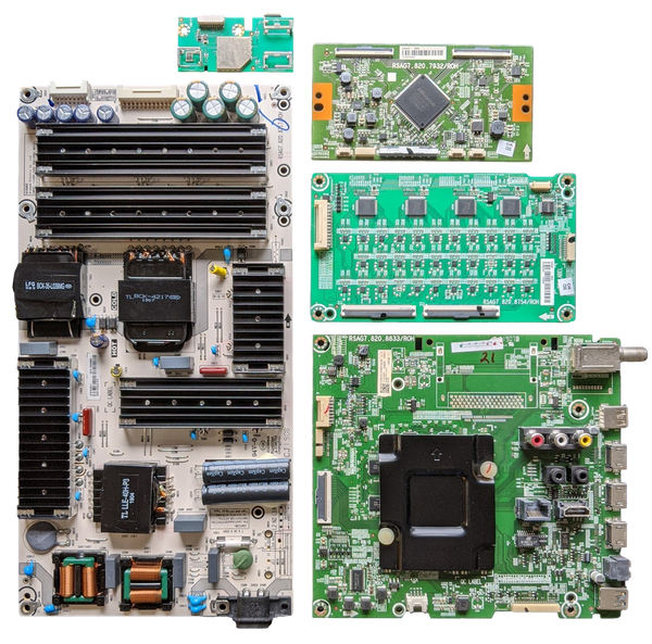 65H8F Hisense TV Repair Parts Kit, 249908 Main Board, 244281 Power