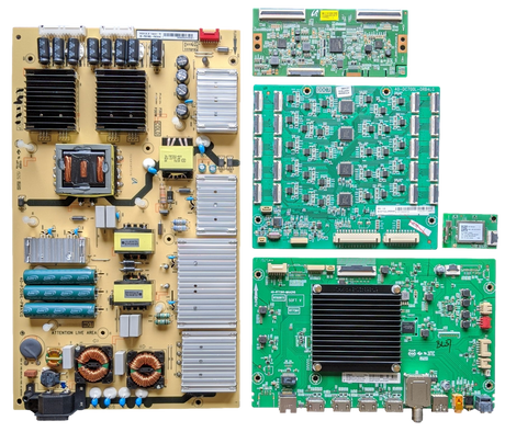 65R625 TCL TV Repair Parts kit, 08-SS65CUN-OC417AA Main Board, 08-P301W0L-PW200AC Power Supply, LJ94-43586B T-Con, 08-DC71C4L-DR200AB Led Driver, 07-RT8812-MA4G Wifi, 65R625