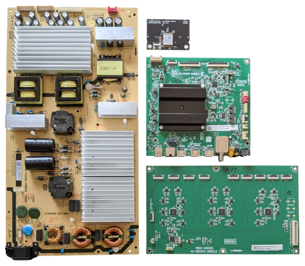 65S546 TCL TV Repair Parts Kit, 30800-000125 Main Board