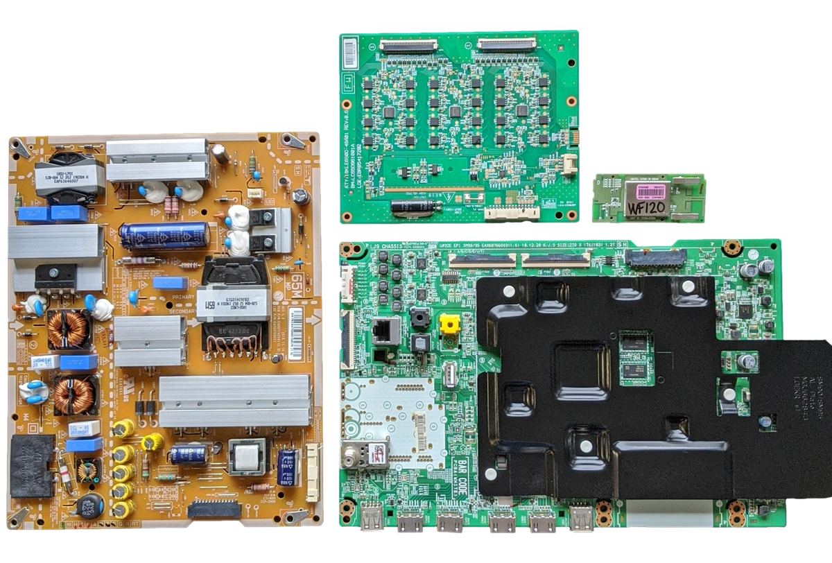 65SM9000PUA LG TV Repair Parts Kit, EBT66120201 Main Board, EAY64708651 Power Supply, EBR85417202 LED Driver, EAT64454802 Wifi, 65SM9000PUA, 65SM9000PUA.BUSYLJR