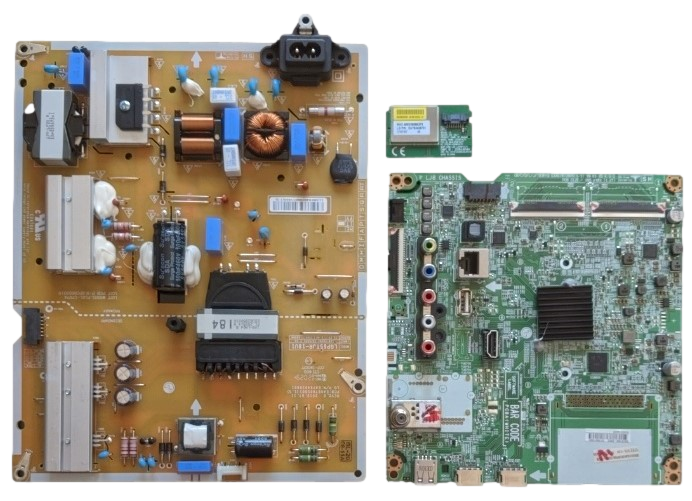 65UK6090PUA LG TV Repair Parts Kit, 65UK6090PUA BUSVLOR, EBT65574802 Main Board, EAY64928801 Power Supply, EAT63435701 Wifi, 65UK6090PUA.BUSVLOR