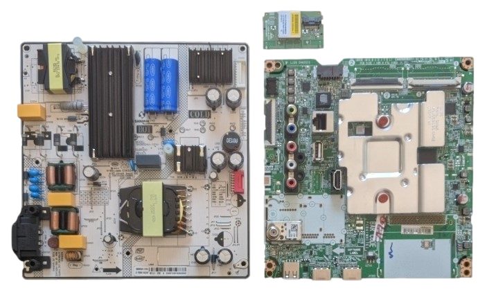 65UN7000PUD LG TV Repair Parts Kit, EBR31196734 Main Board, COV36589101 Power Supply, EAT64113202 Wifi, 65UN7000PUD