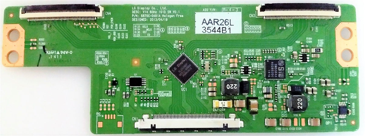 6871L-3544B LG TV Module, T-Con board, 6870C-0481A, 50LB6100-UG, 50LB6300-US, 50LF6000-UB, 50LB6000-UH, 50LB5900-UV