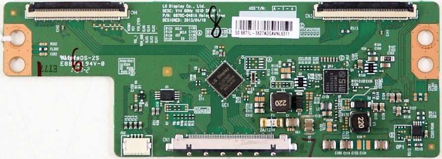 Carte T-Con Pour TV SCEPTRE X505BV-FMQC – Réf 6871L-3627A – Neuve Sous Blister
