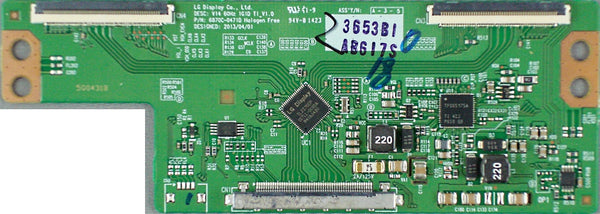 Carte T-Con Pour TV LG 55LF6100-UA – Réf 6870C-0471D – Occasion