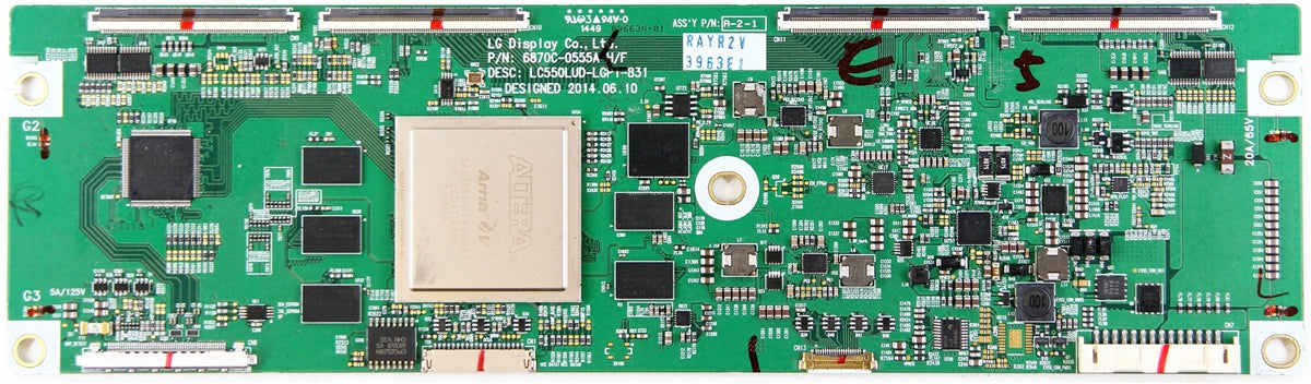 6871L-3963E LG T-Con Board, 6870C-0555A, 3963E, LC550LUD-LGP1-831, 55EC9300-UA, 55EC9300-UA.BUSWLJR