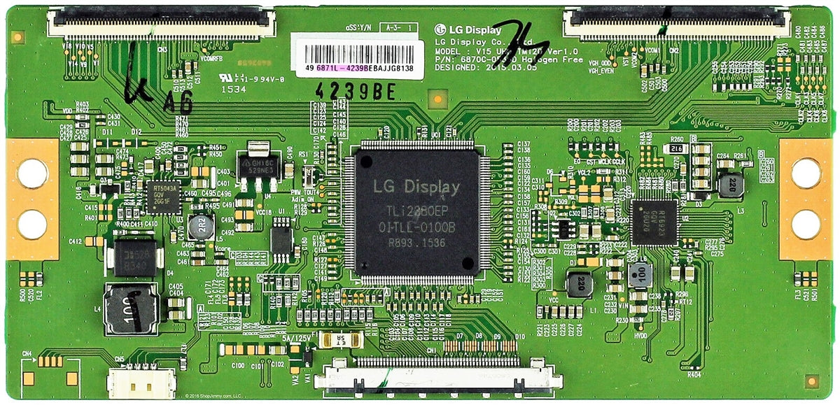 6871L-4239B LG TV Module, T-Con board, 6870C-0535D, 49UF6400-UA