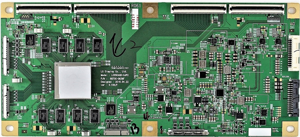 Lc67acy 6871L-4628M LG T-Con Board, EAT63360701, LC650AQD-GJP2, 6870C-0636F, O ...