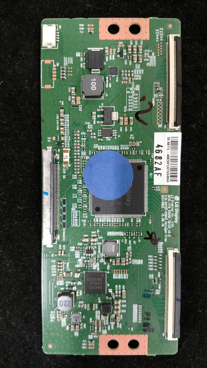 6871L-4682A Philips T-Con Board, 6870C- 0584A, V16_55UHD_TM120_V0.6, 55PFL5601/F7, 55PFL5922/F7