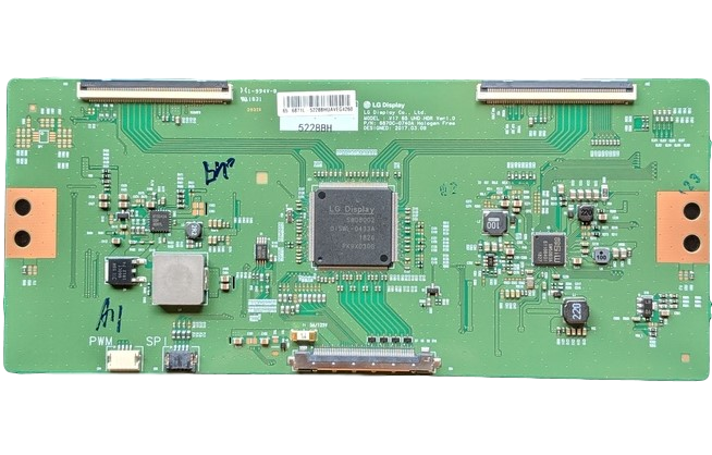 6871L-5228B Hitachi T-Con Board, 6871L-5228B, V17 65 UHD HDR VER1.0, 6870C-0740A, 65R80